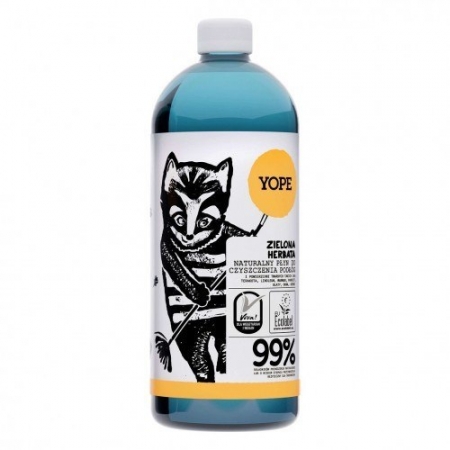 YOPE Naturalny płyn do czyszczenia podłóg ZIELONA HERBATA 1 L